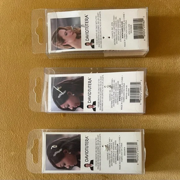 David Tutera Gold Hair Combs - Picture 2 of 2